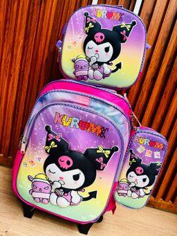 Combo de mochila premium con carrito #3