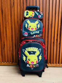 Combo de mochila premium con carrito #3