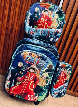 Combo de mochila premium con carrito #3