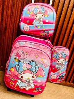 Combo de mochila premium con carrito #3