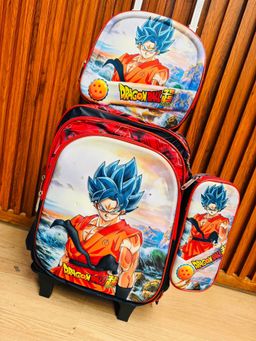 Combo de mochila premium con carrito #3