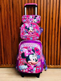 Combo de mochila premium con carrito #3