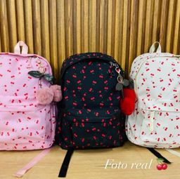 Mochila juvenil cereza