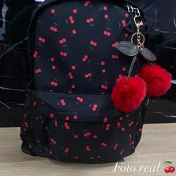 Mochila juvenil cereza