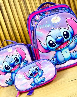 Combo mochila de primaria (solo stich)
