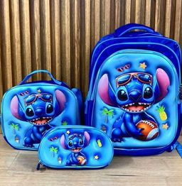 Combo mochila de primaria (solo stich)