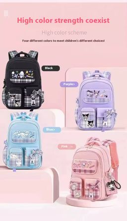 Mochila premium sanrio para secundaria 