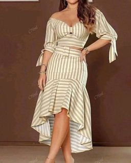 Ladies Top And Skirt Sets