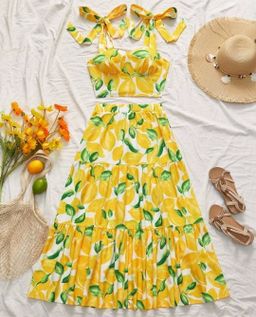 Ladies Top And Skirt Sets