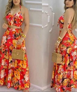 Ladies Top And Skirt Sets