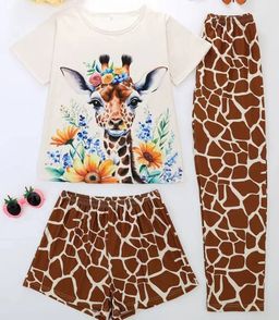 Ladies 3 Piece Pajama Sets