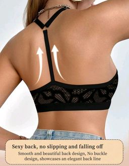 Lace Front Closure Wirefree Bra