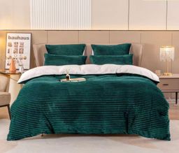 5 Piece Flannel Wool Comforter Set