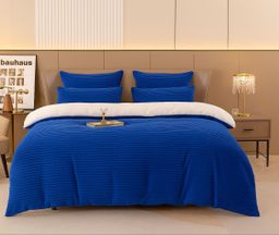 5 Piece Flannel Wool Comforter Set