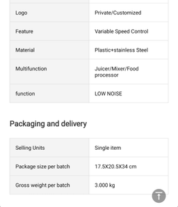 High Quality Electric High Speed Portable 2L Commercial Coffee Blender Blender Mixeur Professionnel Blenders and Food Processors