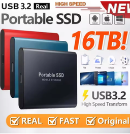 Disque Dur Extern pour telephone,Tv, Pc 16TB