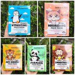 Animal Face Masks 7 Piece