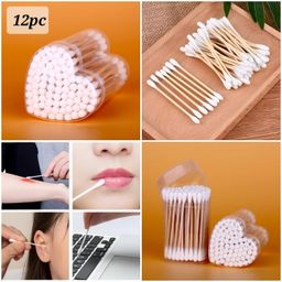 50 Piece Cotton Earbuds x 12