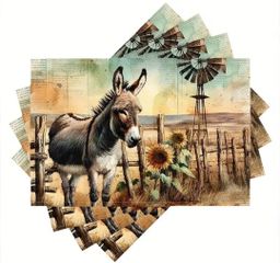 4 Piece Table Placemats Set