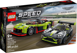 Lego 76910 Aston Martin Valkyrie AMR pro and Aston Martin Vantage GT3