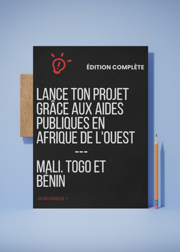 Lance ton projet grâce aux aides publiques en Afrique de l'Ouest (Mali, Benin et Togo) 