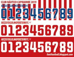 Font Vector Club Náutico Capibaribe 2019 kit