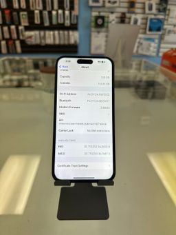 iPhone 14 Pro Max Black 128GB Unlocked E-Sim & Physical Sim %100 Battery