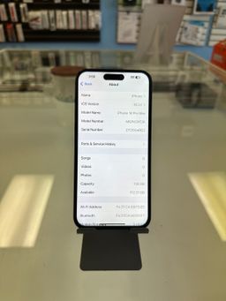 iPhone 14 Pro Max Black 128GB Unlocked E-Sim & Physical Sim %100 Battery