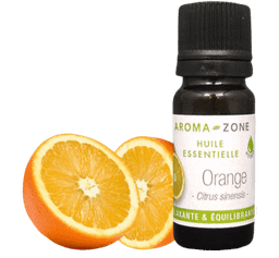 Aroma-Zone HE ORANGE 🍊 Positivante et rééquilibrante, cette huile calme les tensions et véhicule bonne humeur