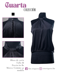 Blusa de satin 