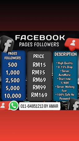 ⚡SERVICE BOOSTER PAGES FOLLOWERS⚡