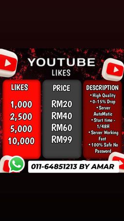 ⚡SERVICE BOOSTER⚡ YOUTUBE LIKES