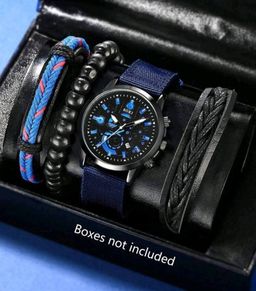 Men Watch Bracelet Sets 