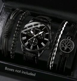 Men Watch Bracelet Sets 