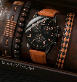 Men Watch Bracelet Sets 