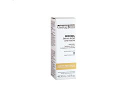 SEROGEL anti tâche 30 ML agit de façon rapide et visible grâce à sa formule gélifiée qui assure une parfaite absorption des actifs anti-taches. Ce sérum réduit visiblement la taille et la couleur de tous les types de taches quelle que soit leur origine (soleil, vieillissement, marques d’imperfections, ...) unifie, et active l’éclat du teint. 