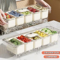 Multi-Purpose 5 Compartment Storage