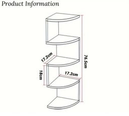 Floating Corner Shelf  