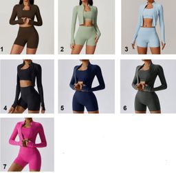 L - Yoga Fitness Suit 3 Piece Set