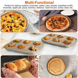 5 Piece Nonstick Bakeware Set Baking Tray Ovenware