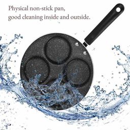 Convenient & Efficient 4 Round Hole Frying Pan