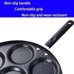 Convenient & Efficient 7 Round Hole Frying Pan