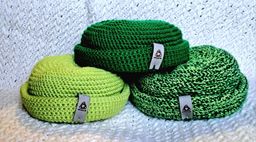Green Crochet docker beanie by Phaks