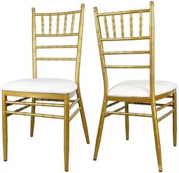 Rent Gold/Silver Tiffany chairs by ABSOLUTE CREATIONS