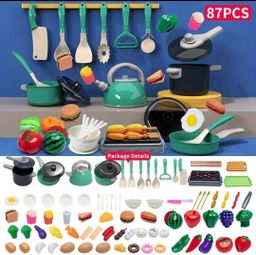 87 Piece Kitchen Play Set