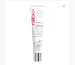 MELA Crème Nuit Anti-Taches Peeling Doux corrige les taches nuit après nuit pour un teint plus lumineux chaque matin. 