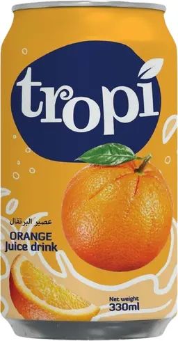 Tropi  Canned Orange Juice Drink 330ml