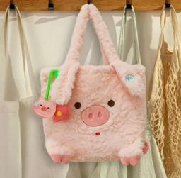 Plush Pig Bag