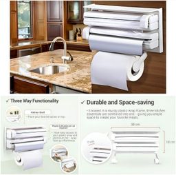 Triple Kitchen Roll Dispenser