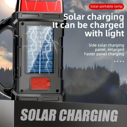 SOLAR EMERGENCY FLASHLIGHT (LAMPU SOLAR)